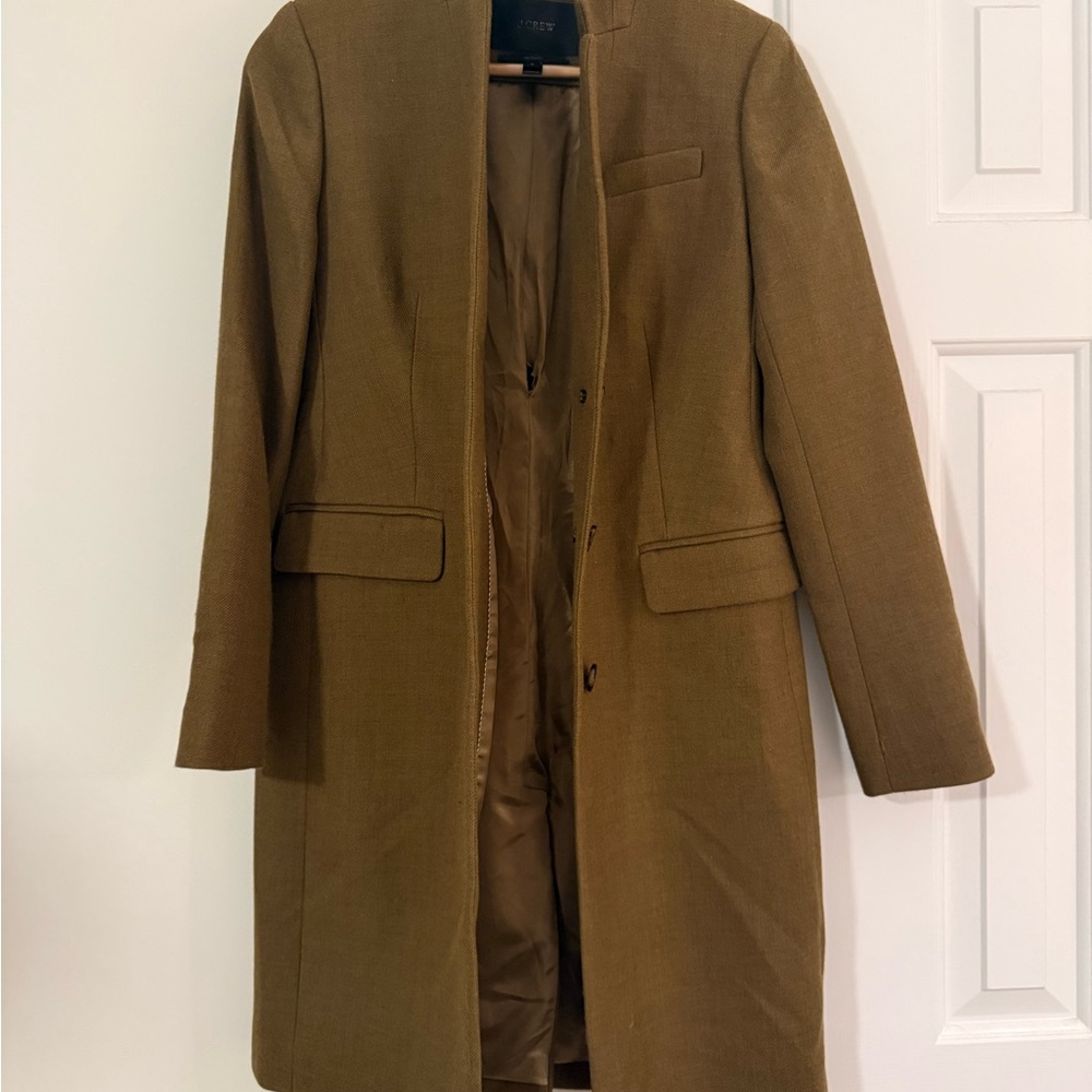 J. Crew Regent 100% Wool Top Coat